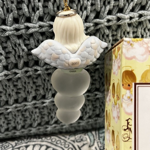 Precious Moments Angel Icicle With Snowflake Hanging Ornament 952338 2001 - Picture 3 of 4